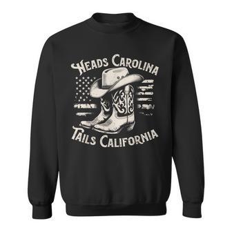 Heads Carolina Tail California Retro Vintage Country Sweatshirt | Seseable UK