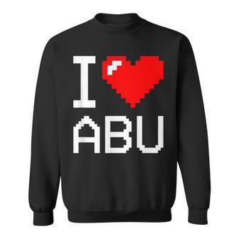 I Heart Abu I Love Abu Nombre Personalizado Camisa de entrenamiento - Regaloses