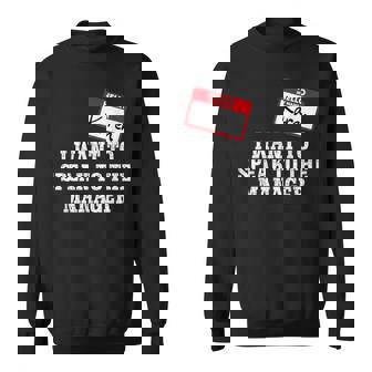 Hello Karen I Want To Speak To The Manager Halloween Costume Sweatshirt - Thegiftio UK