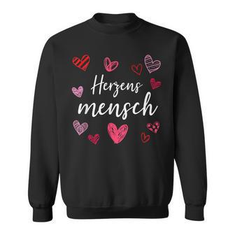 Herzensmensch Partneralentine's Day Friendship Sweatshirt - Geschenkecke