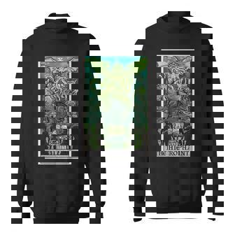 The Hierophant Tarot Card Cthulhu Classic Horror Halloween Sweatshirt - Thegiftio UK
