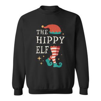 The Hippy Elf Cute Ugly Christmas Sweater Family Sweatshirt - Thegiftio UK