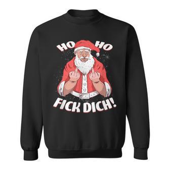 Ho Ho Fick Dich Christmas I Anti Christmas Sweatshirt - Geschenkecke