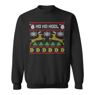 Ho Ho Hodl Bitcoin Ugly Christmas Cryptocurrency Sweater Sweatshirt - Thegiftio UK