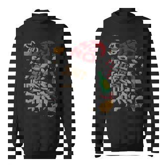 Ho Ho Holy Shit I Need A Drink Beer Ugly Christmas Sweater Sweatshirt | Seseable UK