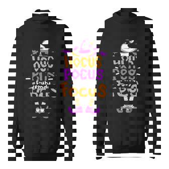 Hocus Pocus Everybody Focus Halloween Costume Teachers Sweatshirt - Monsterry