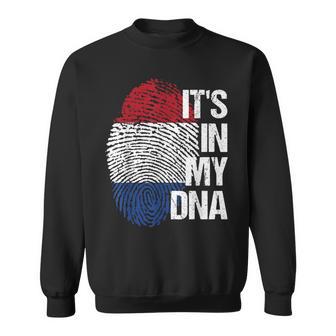 Holland Oranje Team Homeland Heart Roots Fingerprint Dna S Sweatshirt - Geschenkecke