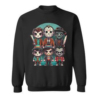 Horror Movie Chibi Characters Sweatshirt - Thegiftio