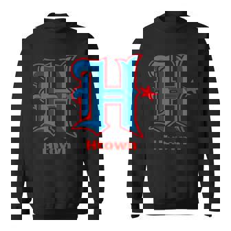 Houston H-Town The H Hustle Town Houston Texas 713 Sweatshirt - Thegiftio