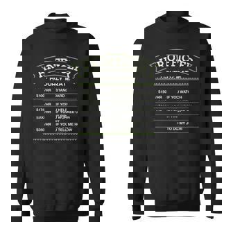 HR Officer Hourly Rate HR Department Labour Day Sweatshirt - Monsterry