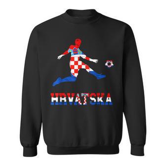 Hrvatska Croatia Croatia Football Team Croatia Croatia Football Sweatshirt - Seseable