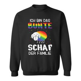 Ich Bin Das Bunt Schaf Der Familie Gay Pride Ich Bin Schwul I'm The Colourful Sweatshirt - Geschenkecke