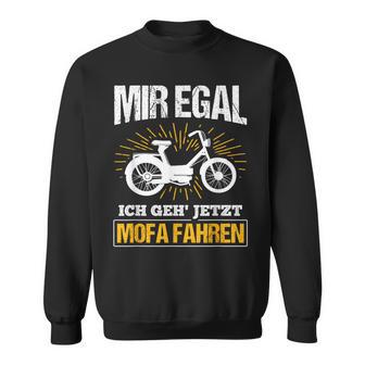 Ich Geh' Jetzt Mofa Fahren Moped Moped Sweatshirt - Geschenkecke