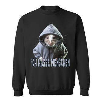 Ich Hasse Menschen Rat Sarcasm Sweatshirt - Geschenkecke