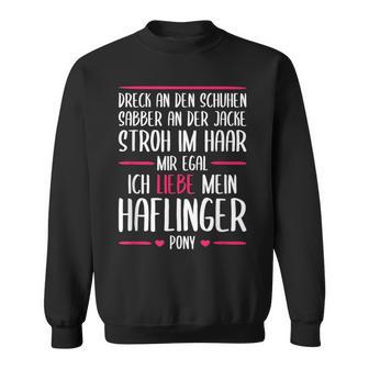 Ich Liebe Mein Haflinger Pony Ich Liebe Mein Haflinger Sweatshirt - Geschenkecke