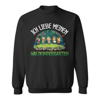 Ich Liebe Meinen Waldkindergarten Waldkind Sweatshirt - Geschenkecke