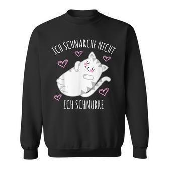 Ich Schnarche Nicht Ich Schnurre Saying Sleep Pyjama Sweatshirt - Seseable