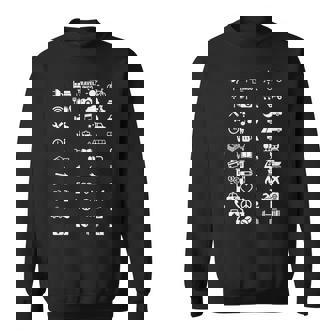 Icon Travel Language Functional Traveler Backpacking Sweatshirt - Thegiftio UK