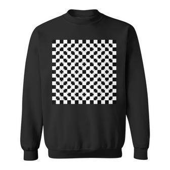 Ilusión Óptica En Blanco Y Negro A Cuadros Regalos Camisa de entrenamiento - Regaloses