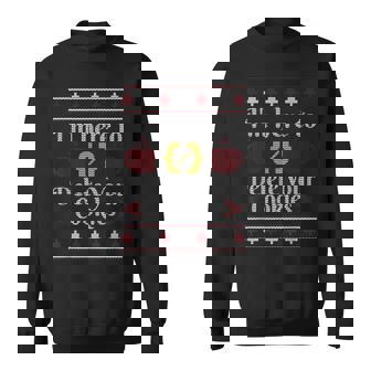 I'm Here To Delete Your Cookies Geek Ugly Christmas Sweater Sweatshirt | Mazezy