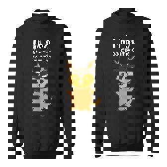 I`m So Cute Deer Kids Roe Deer Sweatshirt - Monsterry