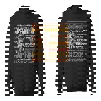 Indigenous Thanksgiving American Fed Undocumented Immigrants Sweatshirt - Seseable