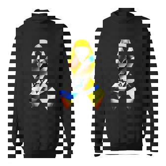 Israel Flag Yellow Ribbon Bring Them Home Now Sweatshirt - Thegiftio UK