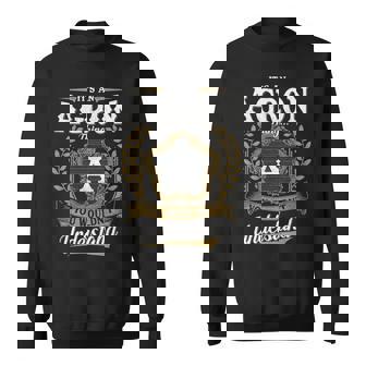 It's An Agron Thing You Wouldn't Understand Personalized Last Name Agron Family Crest Coat Of Arm Sweatshirt | Seseable UK
