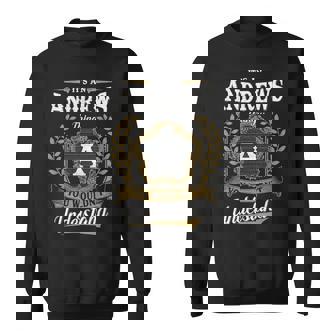 It's An Andrews Thing You Wouldn't Understand Personalized Last Name Andrews Family Crest Coat Of Arm Sweatshirt - Thegiftio UK