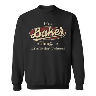 It's A Baker Thing You Wouldn't Understand Sweatshirt - Thegiftio UK