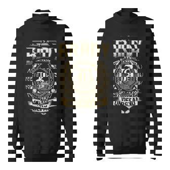 Its A Brady Thing You Wouldnt Understand Name Vintage Sweatshirt - Thegiftio