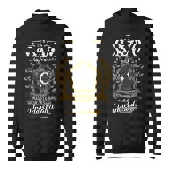 It's A Calvo Thing You Wouldn't Understand Personalized Last Name Calvo Family Crest Coat Of Arm Sweatshirt - Thegiftio UK