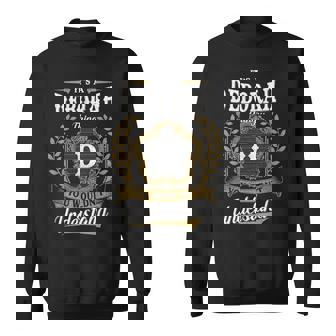 It's A Deborah Thing You Wouldn't Understand Personalized Last Name Deborah Family Crest Coat Of Arm Sweatshirt | Seseable UK