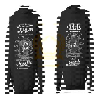 It's A Diller Thing You Wouldn't Understand Personalized Last Name Diller Family Crest Coat Of Arm Sweatshirt - Seseable