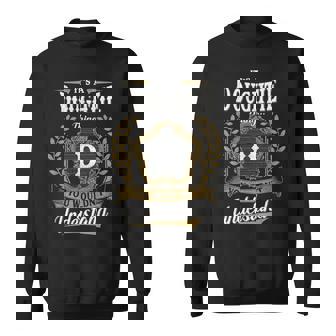 It's A Doughtie Thing You Wouldn't Understand Personalized Last Name Doughtie Family Crest Coat Of Arm Sweatshirt - Thegiftio UK