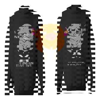 It’S Giving Thanks Turkey Thanksgiving Meme Sweatshirt - Thegiftio