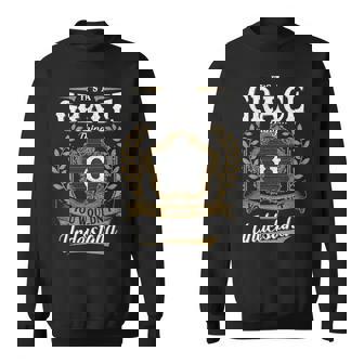 It's A Grace Thing You Wouldn't Understand Personalized Last Name Grace Family Crest Coat Of Arm Sweatshirt | Seseable UK
