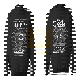 It's A Grell Thing You Wouldn't Understand Personalized Last Name Grell Family Crest Coat Of Arm Sweatshirt | Seseable UK