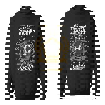 It's A Hennesy Thing You Wouldn't Understand Personalized Last Name Hennesy Family Crest Coat Of Arm Sweatshirt - Thegiftio UK
