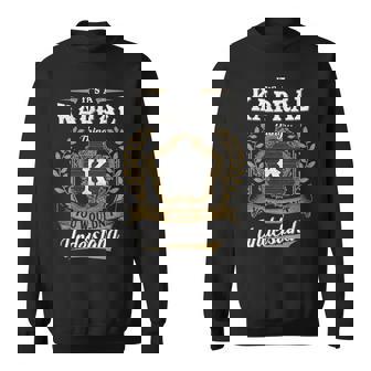It's A Kapral Thing You Wouldn't Understand Personalized Last Name Kapral Family Crest Coat Of Arm Sweatshirt - Seseable