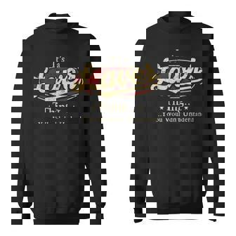 It's A Laver Thing You Wouldn't Understand Personalized Name With Name Printed Laver Sweatshirt - Thegiftio UK
