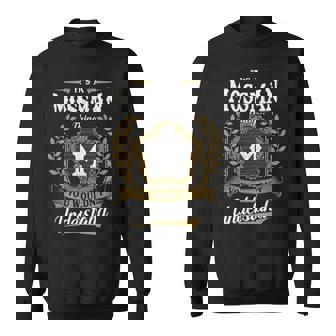 It's A Mossman Thing You Wouldn't Understand Personalized Last Name Mossman Family Crest Coat Of Arm Sweatshirt - Thegiftio