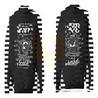 It's A Pinto Thing You Wouldn't Understand Personalized Last Name Pinto Family Crest Coat Of Arm Sweatshirt - Thegiftio
