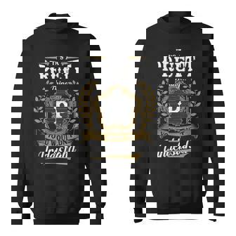 It's A Pruett Thing You Wouldn't Understand Personalized Last Name Pruett Family Crest Coat Of Arm Sweatshirt - Thegiftio