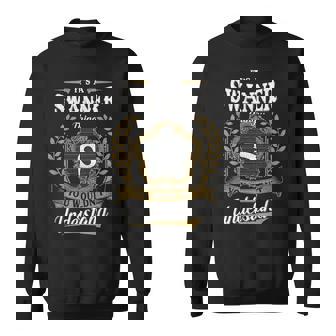 It's A Swanner Thing You Wouldn't Understand Personalized Last Name Swanner Family Crest Coat Of Arm Sweatshirt | Seseable UK