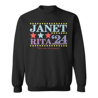 Janet And Rita 2024 Here Come The Grannies Political Sweatshirt - Thegiftio UK