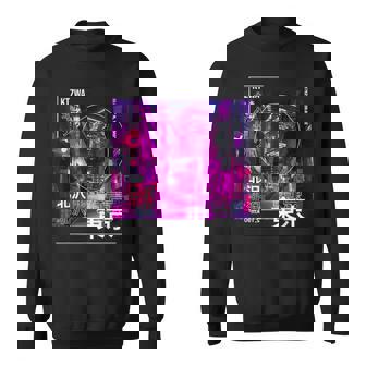 Japanese Streetwear Y2k Retro Vibes Vintage Tokyo Cyberpunk Sweatshirt - Thegiftio
