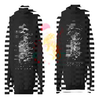 Japanese Tokyo Tiger Asian Zodiac Signs Retro 80’S Sweatshirt - Monsterry