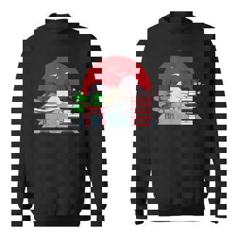 Japon Town Mount Fuji Sakura Japon Souvenir Japonais Sweater e - Cadeauxyz