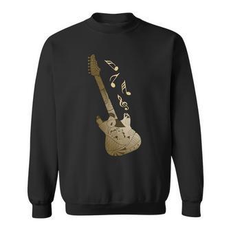 Jazz Guitar Artistic Guitar Sweatshirt - Geschenkecke